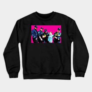 greta thunberg arrested pop art Crewneck Sweatshirt